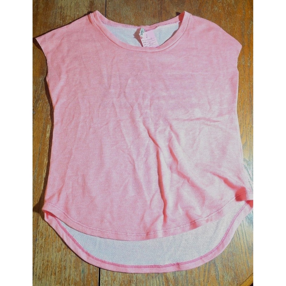 Y2K Joel Cut Out Top Women's Large 2000's Casual Pink Cross Grunge - Picture 2 of 7
